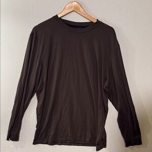 LULULEMON Men's dark brown Long Sleeve Shirt